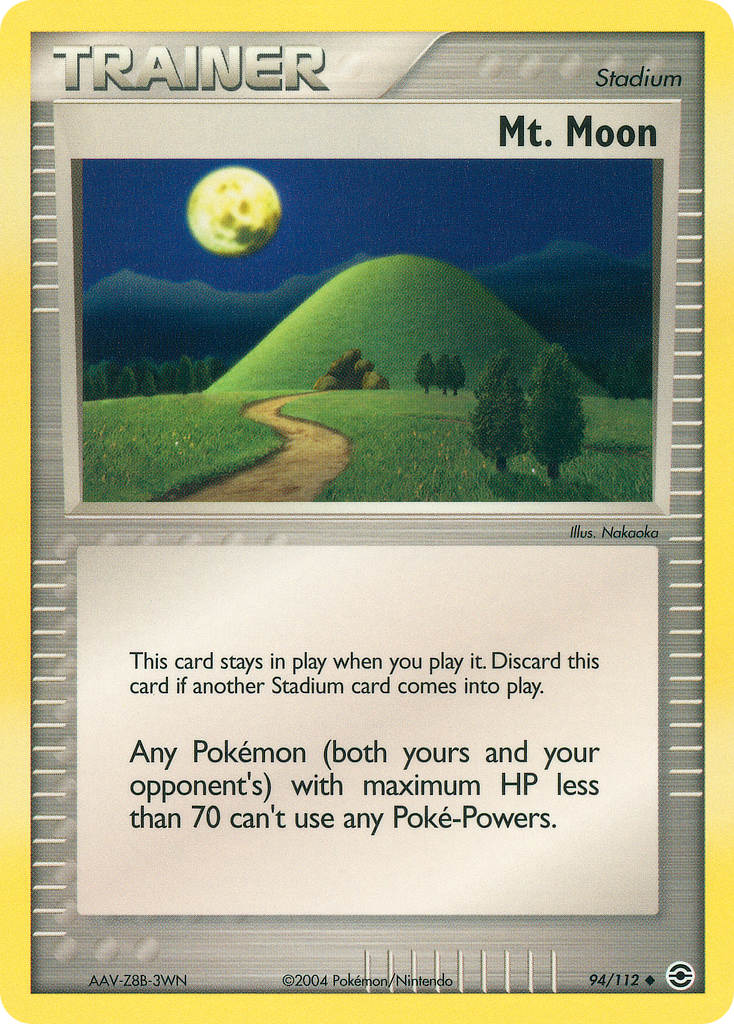 Fire Red & Leaf Green Mt. Moon [Reverse Holo] Pokémon card